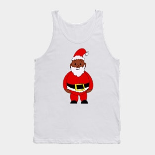 Black santa Tank Top